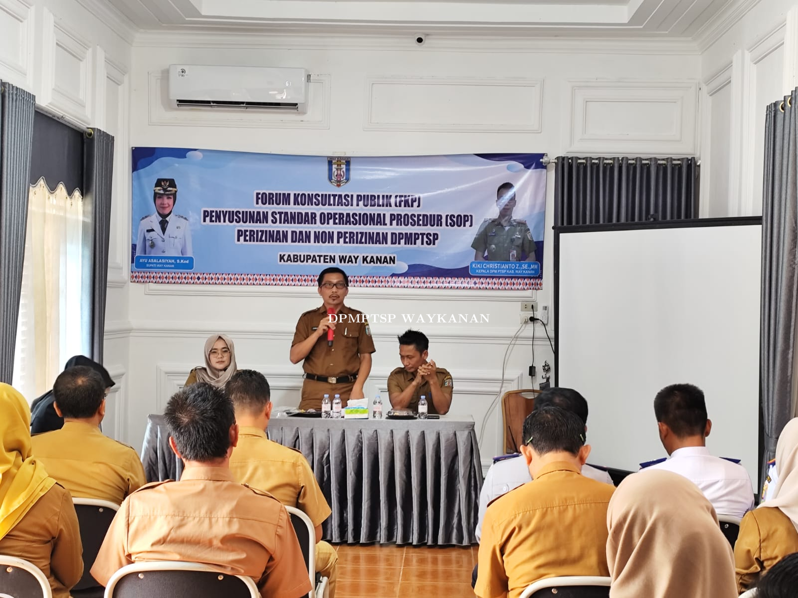 DPMPTSP Way Kanan Gelar Forum Konsultasi Publik Terkait Perubahan PP No. 28 Tahun 2025