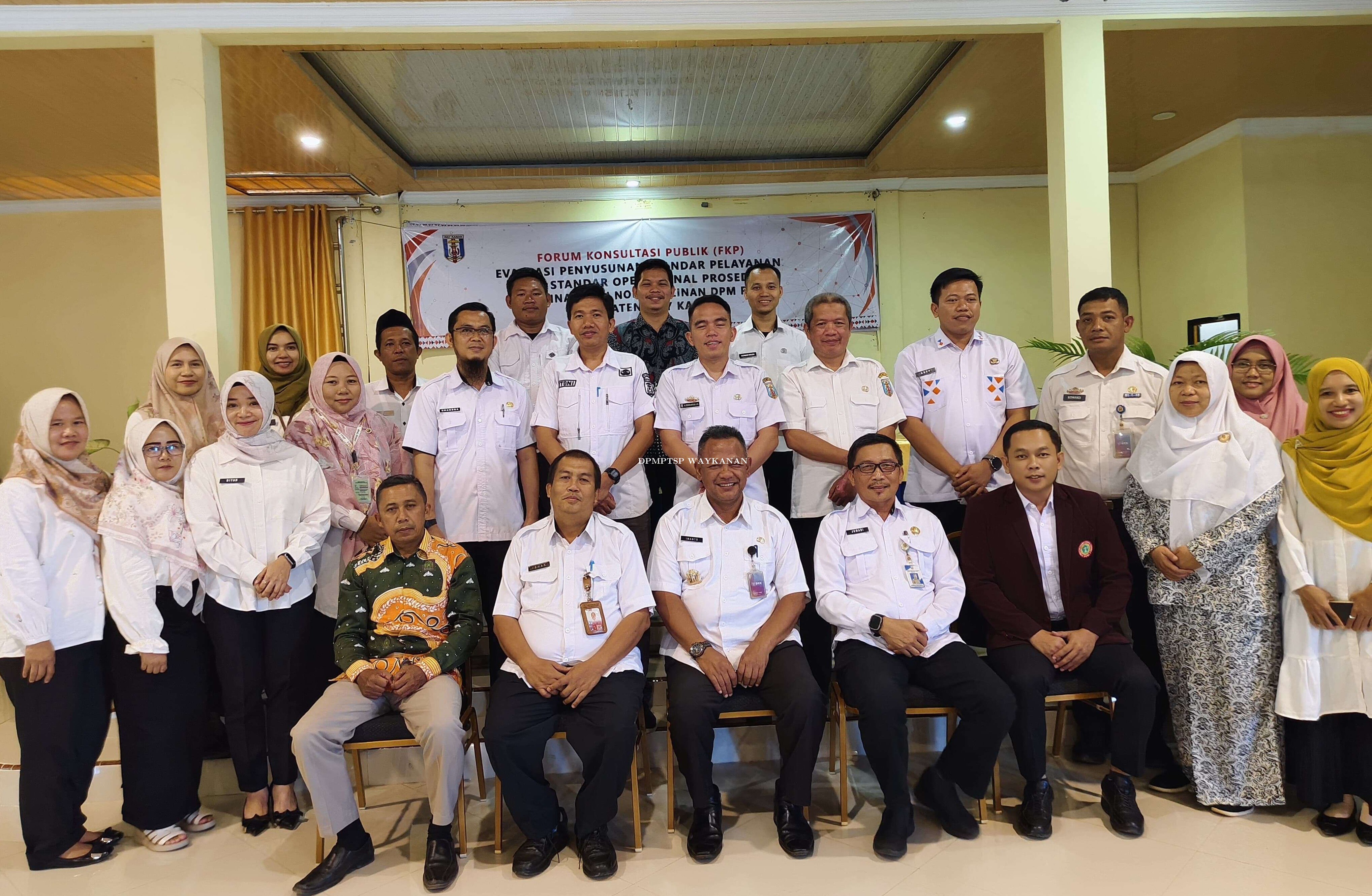 Minimalisir Pungli, DPMPTSP Way Kanan Lakukan Evaluasi